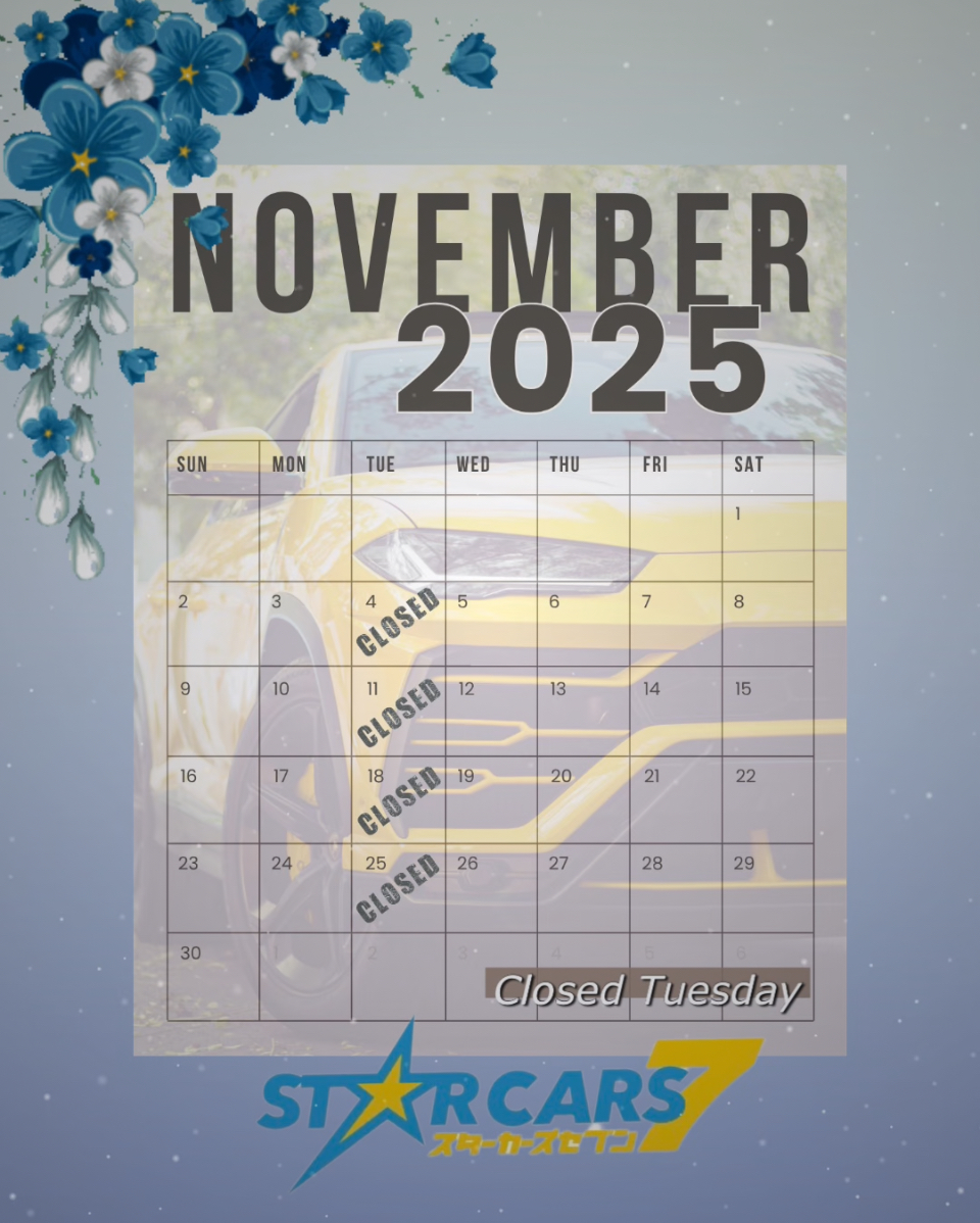 11月はSUV・4WDを更に高価買取りします🚗✨